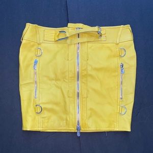 Never Worn Versace Versus Leather Mini skirt